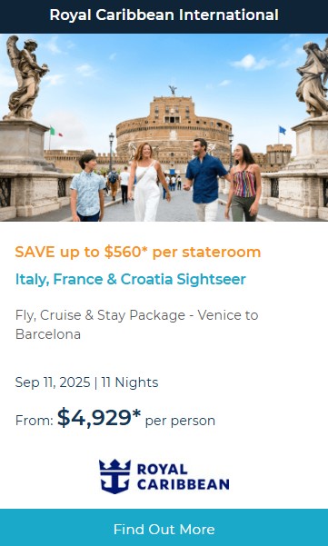 Italy, France & Croatia Sightseer