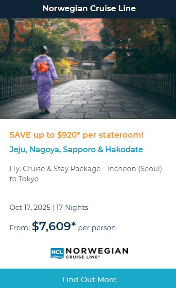 Jeju, Nagoya, Sapporo & Hakodate